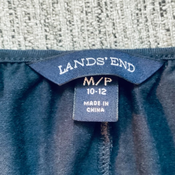 Lands End Jersey Sleeveless Keyhole Belted Dress - MP - Picture 4 of 5